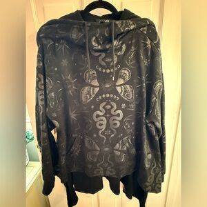 Torrid - Serpent Celestial Cozy Fleece Hi-Low Funnel Neck Hoodie